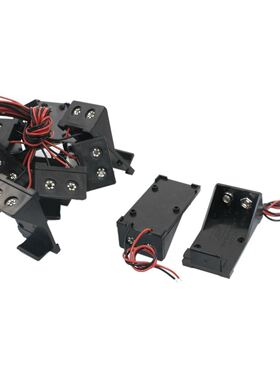 10pcs Two Wire Les Spring Clip 9V Battery Holder Case Stor