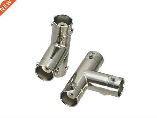 1Pcs BNC Female jack to 2x BNC Female Jack T Spltter RF Ada