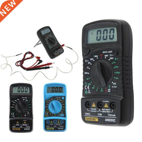 AN8205C Digital Multimeter 6000 counts acklight AC DC met