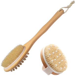 Shower Brush,Wet or Dry Brushing Body Brush,Gentle Exfoliati