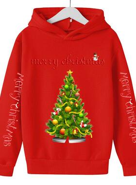 2022 New Merry Christmas Sweater Cartoon Top Christmas Santa