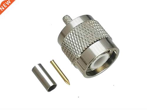 1Pcs Connector TNC Male plug Crimp RG316 RG174 LMR100 Cable