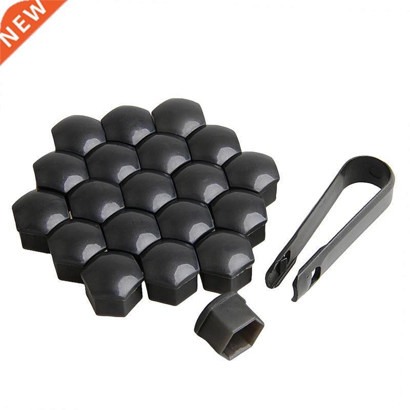 Hot 20Pcs/Set 17mm Car Wheels Plastic Nuts with Screw Cap Re