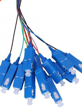 Fiber Optic Patch SC/UPC Fiber Pigtail Cable Sigle Mode 12-C