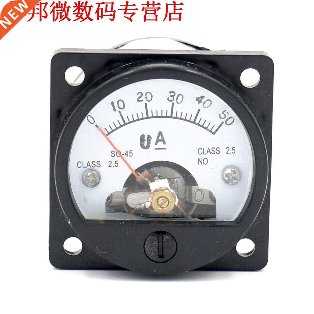 SO-45 Nauwkeurigheid DC 50uA Panel Meter Amperemeter Amperem