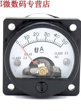 SO-45 Nauwkeurigheid DC 50uA Panel Meter Amperemeter Amperem