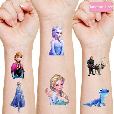 Disney Anna Aisha Originales Tattoo Sticker Random 1PCS Acti