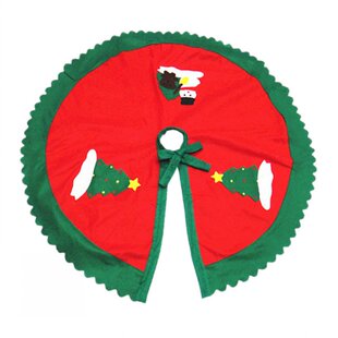 90cm Green Trees Wavy Snowman Skirt Tree Christmas der