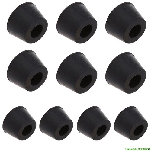 20 Pcs Rubber Instrument Case Non-slip Cabinet Box Foot Bump