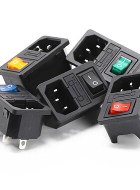 10A 250VAC 3 Pin iec320 C14 inlet connector plug power socke