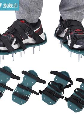 1 Pair Grass Spiked Gardening Walking Lawn Aerator Sandals S