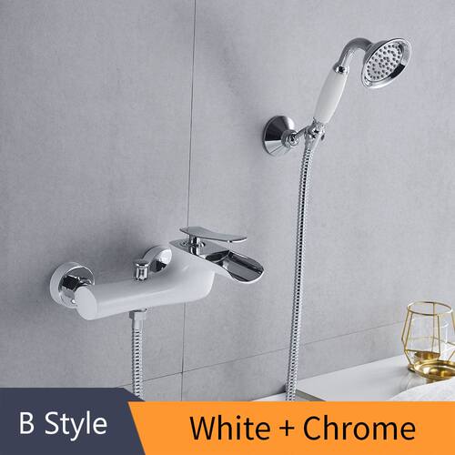 Bathtub Faucets Gold Bath Shower Set White Shower Set Bathtu