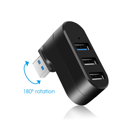 USB Hub 3.0 apter Rotate High Speed U Disk Reer Splitter
