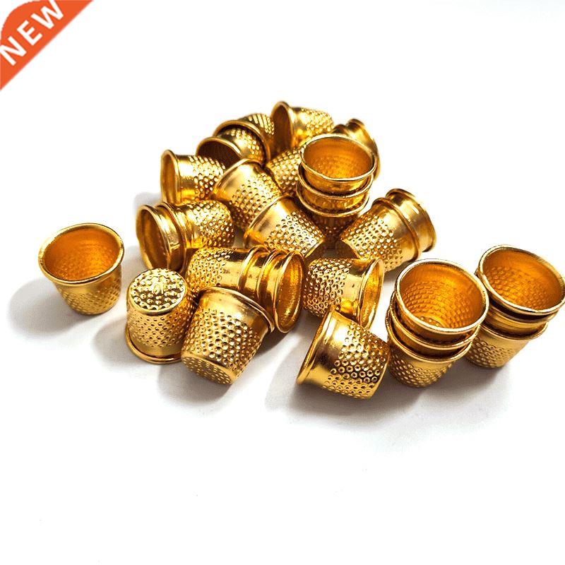 New 10pcs/Pack Metal Sewing Thimble Needles Cap Shape Finger