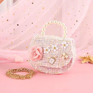 Kids Mini Party Hand Bag Cute Flower Crossbody Bags for Baby