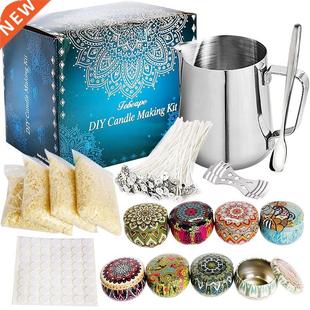 Candle Making Kit Beewax Candles Wick Craft Tools Set Pour P