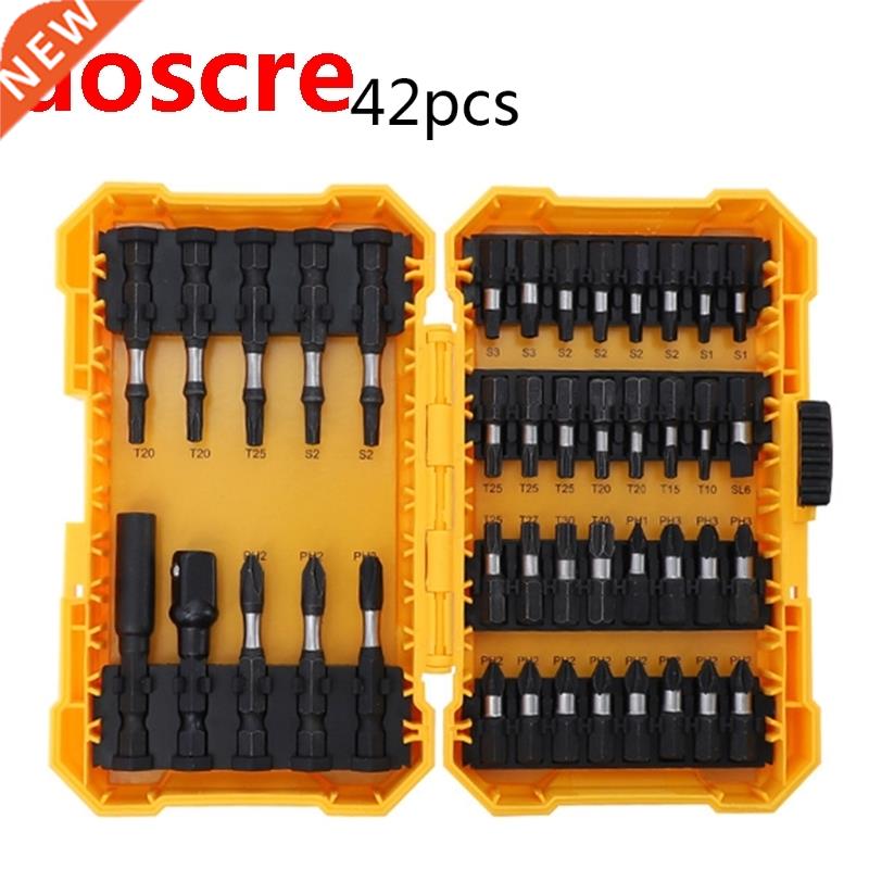 18/42pcs Screwdriver Socket Electric Drill Impact Bit Set Co