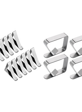 16Pcs Stainless Steel Tablecloth Clip,Non-Slip Adjustable
