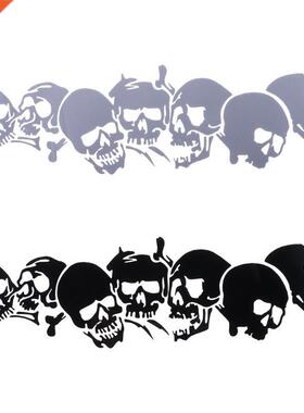 22.8*6.7CM SKULL Vinyl Car Stickers Motorcycle Decals Car St