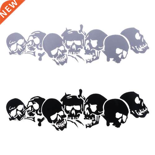 22.8*6.7CM SKULL Vinyl Car Stickers Motorcycle Decals Car St