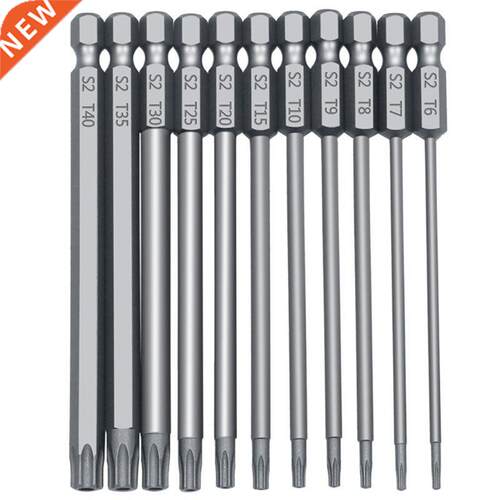 11/12pcs Tamper Proof Security Drill Bit Set Torx Screwdrive