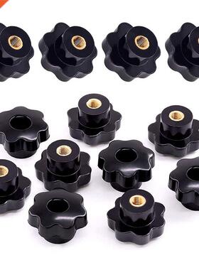 15Pcs 7 Star Through Hole Star Shape Hand Knobs Grip Kit Scr