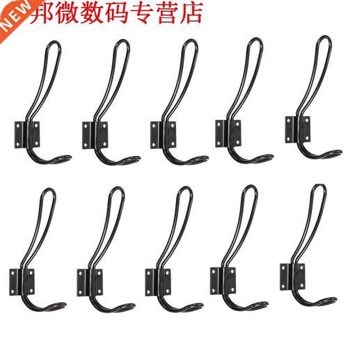 10 stks Ijzer Keuken Deur Wandmontage Haak Handdoek Kleding