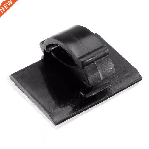 60pcs Self-adhesive Car Wire Clip Tie Space-saving Rectangle