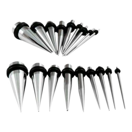 Metal Taper Stretch Extender Ear Plug Gauge O Ring Colored C