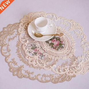 1Pcs for Dining Table Embroidery Craft Placemat European Sty
