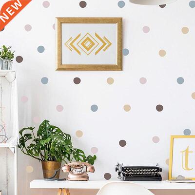 Mxed Morand Color Dots Wall Stckers Home Decor Nordc