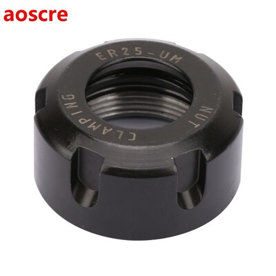 ER40/32/25UM Carbon Steel Collet Clamping Nut for CNC Millin