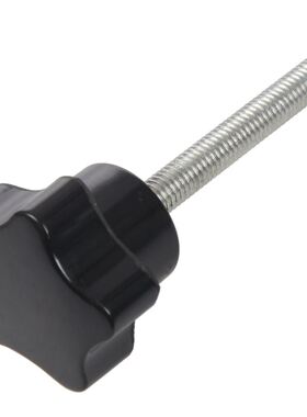 6 pcs M6 x 50 mm locking star-shaped plastic head male threa