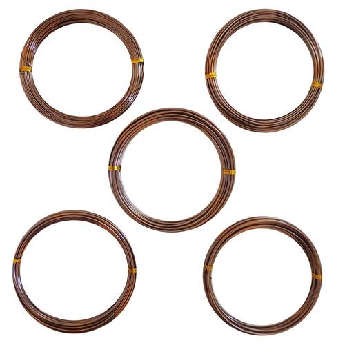 Anodized Aluminum Bonsai Training Wire 5-Size Starter Set-1.