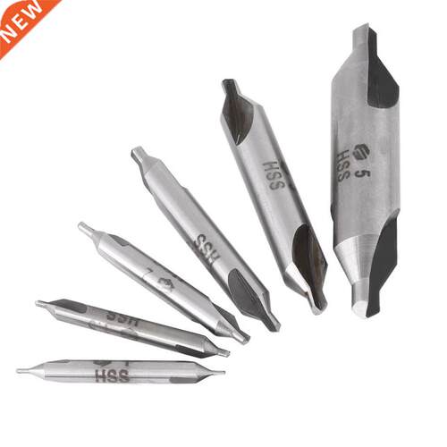 6PCS 60 Degree HSS Center Drll Bt 1mm 1.5mm 2mm 2.5mm 3mm