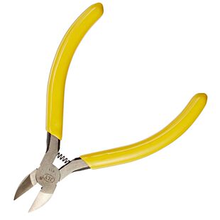 Yellow Handle Diagonal Pliers Cutter Micro Nippers 5