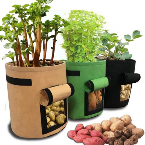 3 size Plant Grow Bags home garden Potato pot greenhouse Veg