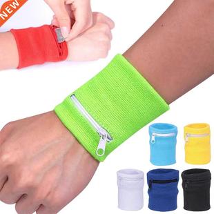 Zipper Wrist Wallet Pouch Running Sports Arm Band Bag For MP