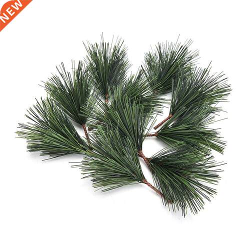 Hot Sale 10 Pcs/lot Artificial Pine Needles Xmas Tree Decor