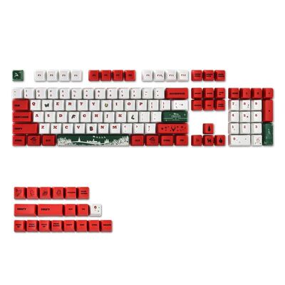 12 Keys Christmas Keycaps PBT Dye Sublimation Personlized O