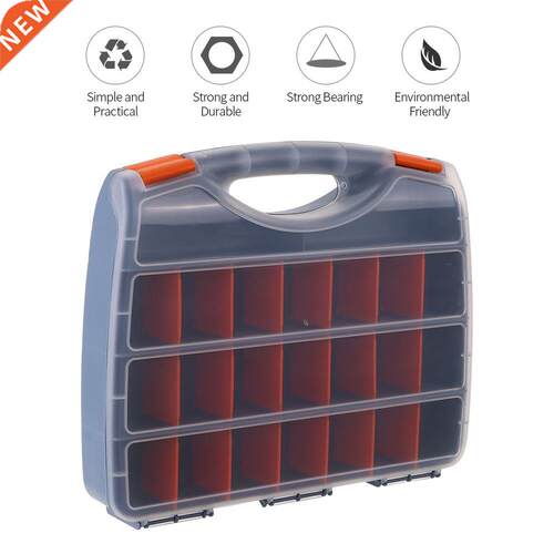 21 Lyers Plstic Prts Storge Box Multiple Comprtments Sl