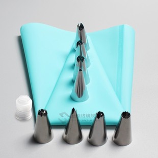 10 PCS/Set Silicone Pastry Bag Tips Kitchen  Icing Piping