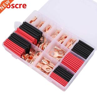 100pcs AWG Brass Ring Lug Terminal Wire Cable Crimp Connecto