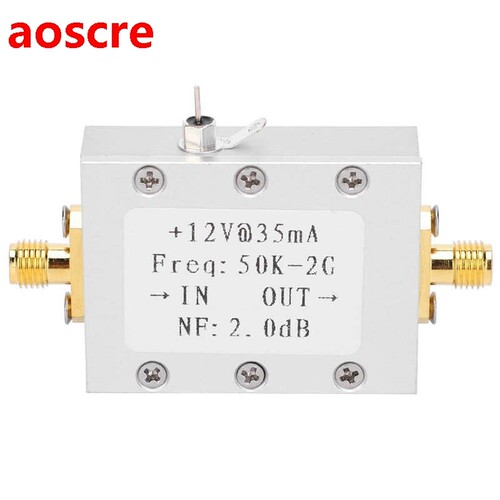 10K-2G LNA RF Amplifier Module 31DB 0.5G High Gain Low Noise