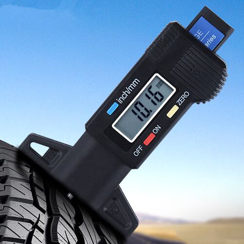 Electronic Digital Car Tread Depth Gauge Vernier Caliper Han