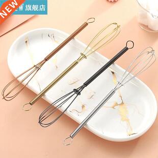 1pc Kitchen Egg Whisk Stinless Steel Mnul Mini Eg