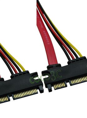 SATA7+15PIN HDD Cable Free Shipping 22 Pin SATA Male To 22 P