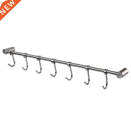 Kitchen Rail Rack Wall Mounted Utensil Hanging Rack Stainles