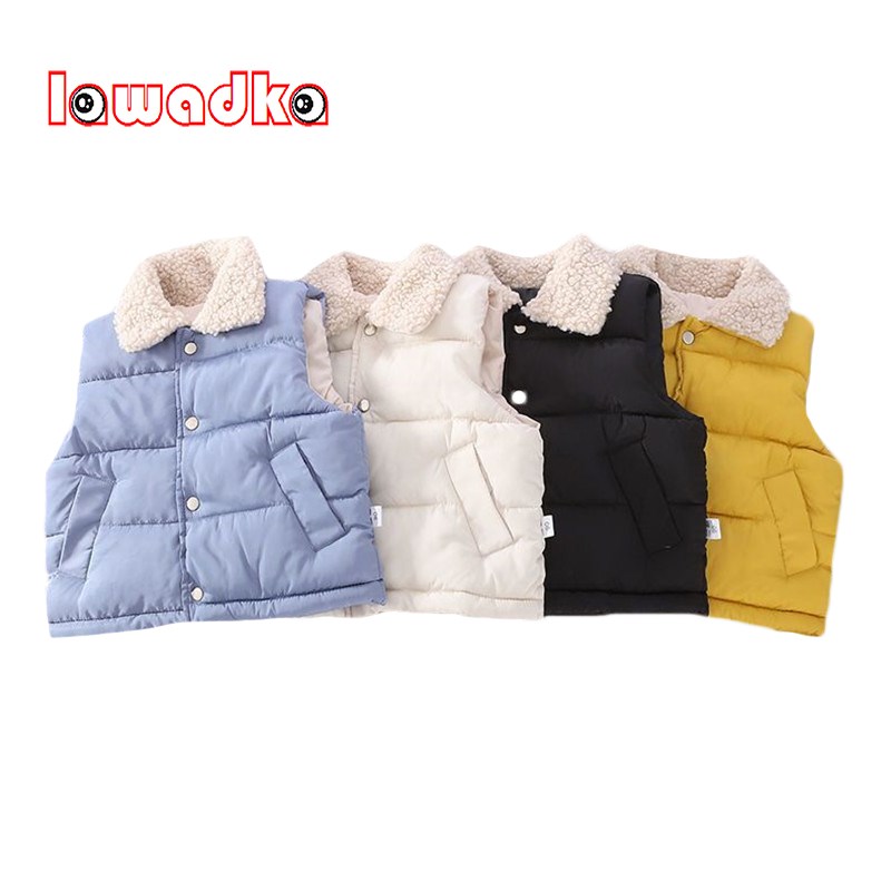 Winter Autumn Children Vests Warm Waistcoats For Boys & Girl