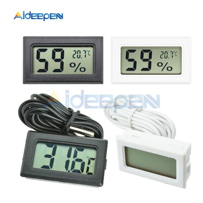 LCD Digital Thermometer Hygrometer for Freezer Refrigerator